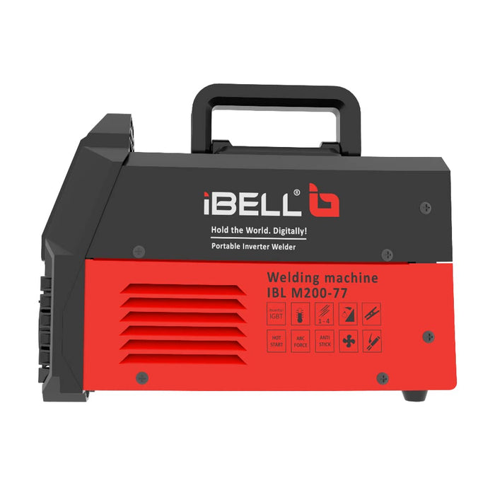IBELL Inverter ARC Welding Machine (IGBT) M200-77SC, 200A with Built-in Hot Start and Anti-Stick Functions