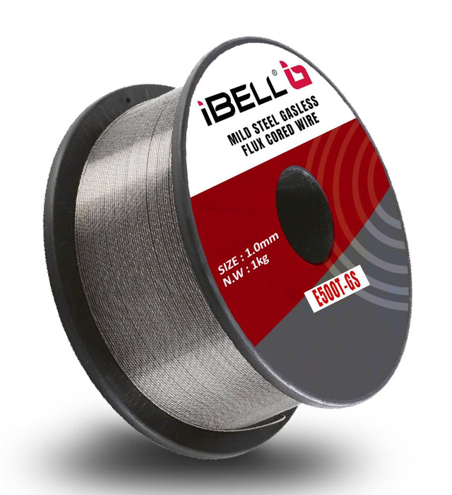 iBELL Flux Cored Gasless Mag Welding Wire, Stainless Steel AWS/SFA 5.20 E308LT0-3, 0.8mm Diameter, 900g