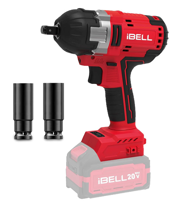 IBELL One Power Series Cordless Impact Wrench Brushless BW 20-50 20V 1/2" 500Nm (Battery & Charger not included) with 18 months warranty