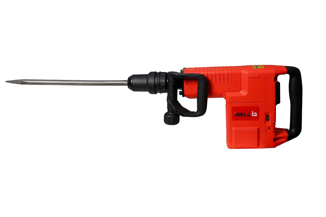 iBELL Demolition Hammer, IBL DH45-66,1500W,900-1890 RPM,220V,50 HZ,11 KG with 6 Months Warranty.