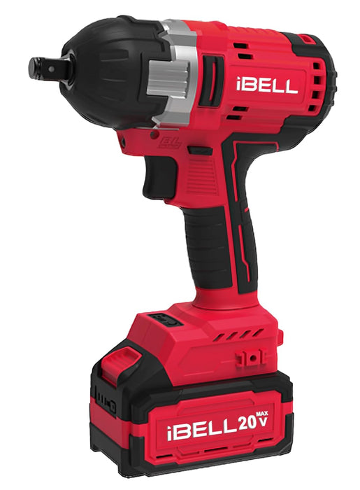 IBELL One Power Series Cordless Impact Wrench Brushless BW 20-50 20V 1/2" 500Nm 4Ah Battery & Charger with 18 months warranty