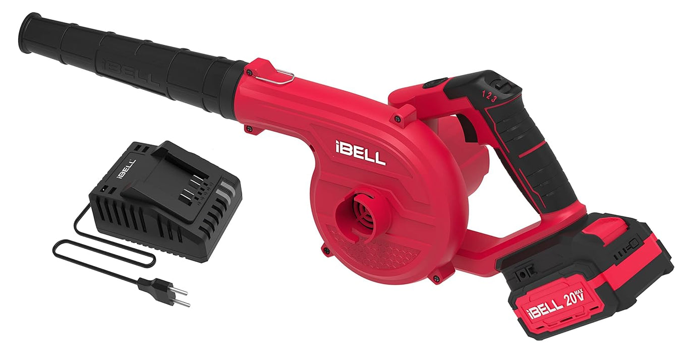 IBELL One Power Series 2-in-1 Cordless Blower CB20-68 20V 2.6M3/MIn 4Ah Battery & Charger with 6 months warranty