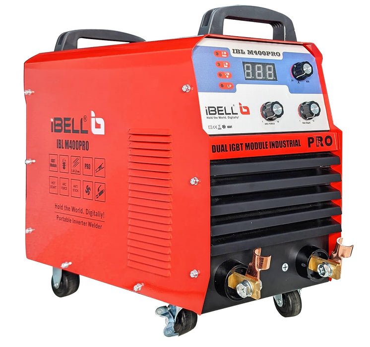 Renewed - iBELL 3-Phase MMA Dual IGBT Industrial Inverter Welding machine 400A,  M400 PRO - 1 Year Warranty