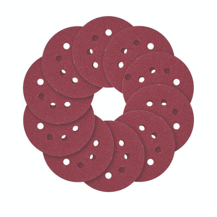 iBELL 7", 80 Grit Sanding Disc/Polishing Pads - Pack of 10