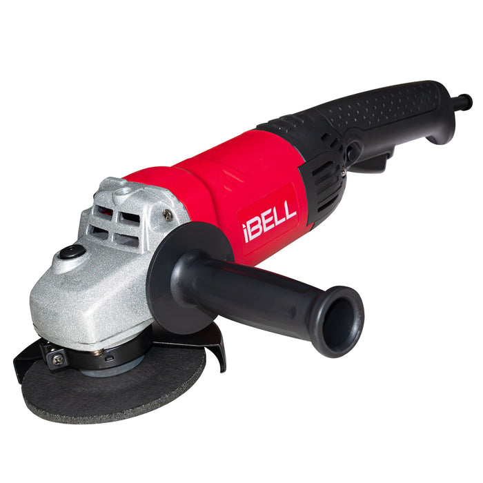 iBELL Angle Grinder AG25-50, 5”/ 125mm Disc Dia,1400W Heavy Duty, Copper Armature, 9000 RPM