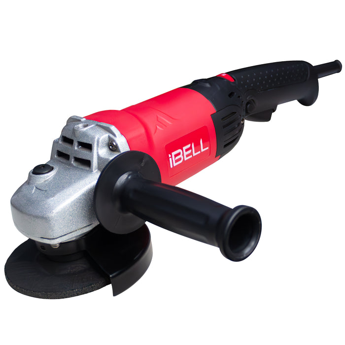 iBELL AG25-50S Variable Speed Angle Grinder - 1400W, 5” Disc, 0-9000 RPM
