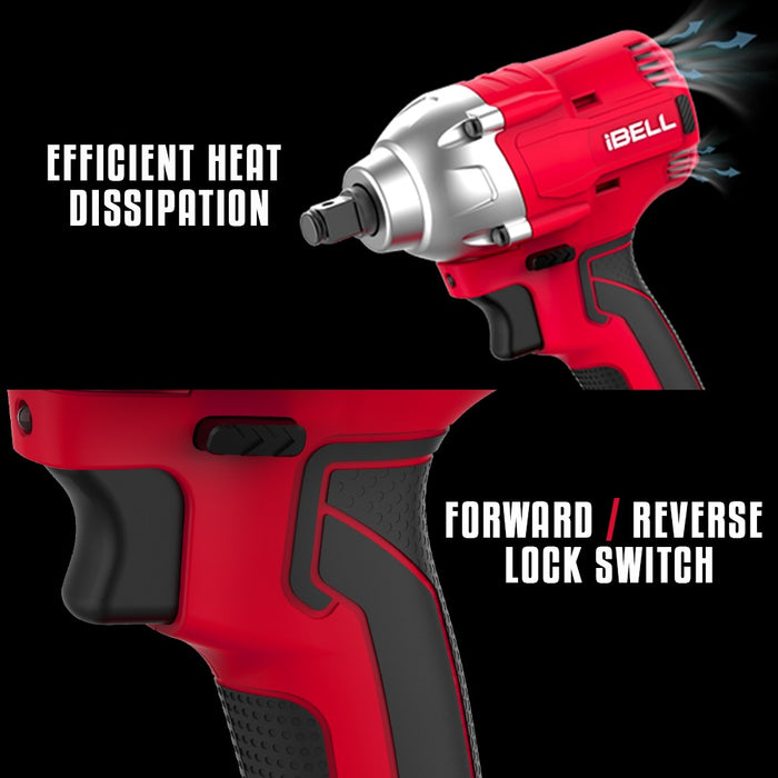 IBELL One Power Series Cordless impact wrench brushless BW20-32 with 4Ah Battery and Charger with 18 months warranty