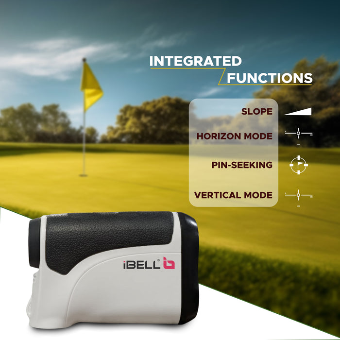 IBELL 800 Yards Laser Rangefinder for Golf & Construction Range Finder Distance Measuring with High-Precision Flag Pole Locking ︱Slope Compensation Mode - 6 Months Warranty