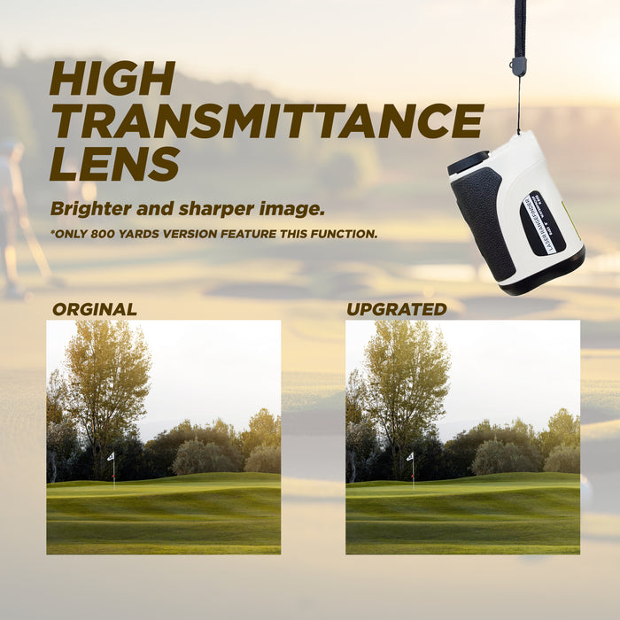 IBELL 800 Yards Laser Rangefinder for Golf & Construction Range Finder Distance Measuring with High-Precision Flag Pole Locking ︱Slope Compensation Mode - 6 Months Warranty