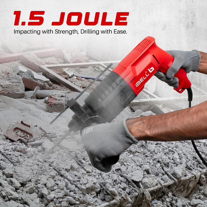 IBELL Rotary Hammer Drill Machine RH20-23, SDS Chuck,500W,850RPM,20MM