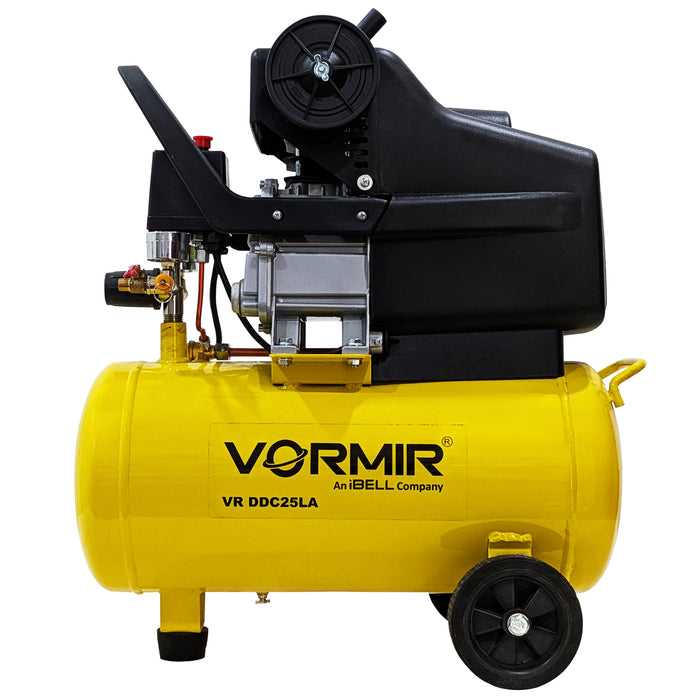 IBELL VORMIR VR DDC25LA 2.0HP Air compressor with 25L tank capacity and discharge of 115PSI
