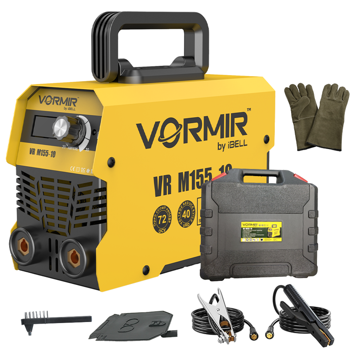 iBELL VORMIR VR M155-10 Inverter MMA Welding Machine (Home/DIY) 105A with IGBT, Hot Start, Anti-stick, Arc Force, Provided in BMC Box