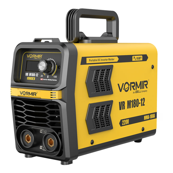 iBELL VORMIR VRM180-12 Inverter MMA Welding Machine (Home/DIY) 180A with Hot Start, Anti-Stick Functions