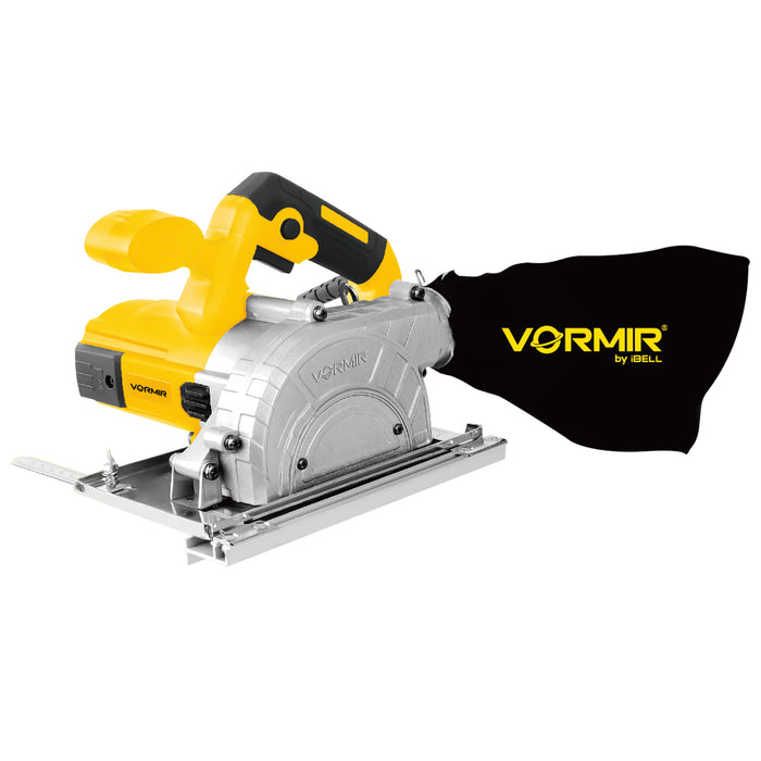 iBELL Vormir VR WC25-30 Dust-Free Wood Cutting Machine | 1250W Motor, 13,000 RPM, 125mm (5”) Cutting Wheel, 40mm Cutting Depth | Class II Protection | Clean & Precise Cutting Tool for Wood & Boards | 6-Month Warranty