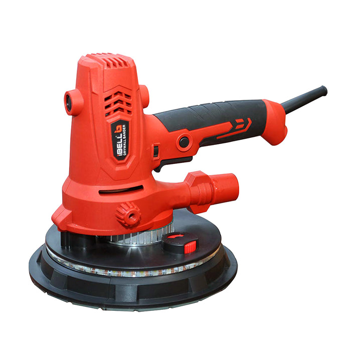 iBELL Dry Wall Sander DS80-70, 180MM, 800W, 1200-2300rpm with Vacuum and LED Light