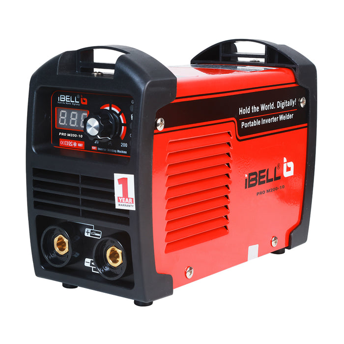 iBELL 200-89 Inverter ARC Compact Welding Machine (IGBT) 200A with Hot Start and Anti-Stick Functions - 1 Year Warranty