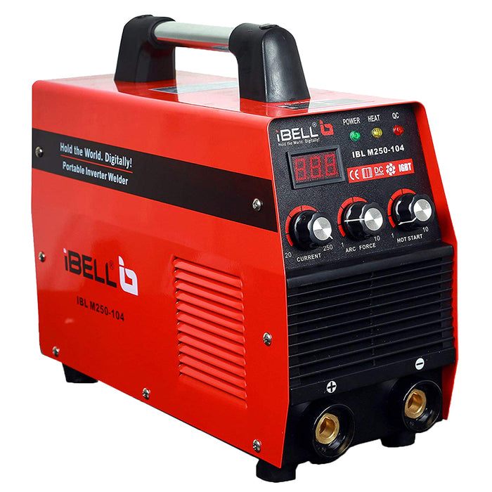 iBELL M250-104, ARC (IGBT) 250A with Hot Start, Anti-Stick Functions, Arc Force Control Inverter Welding Machine