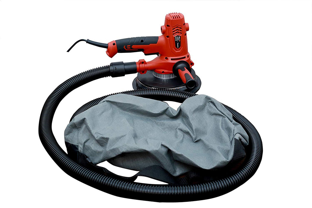 iBELL Dry Wall Sander DS80-70, 180MM, 800W, 1200-2300rpm with Vacuum and LED Light