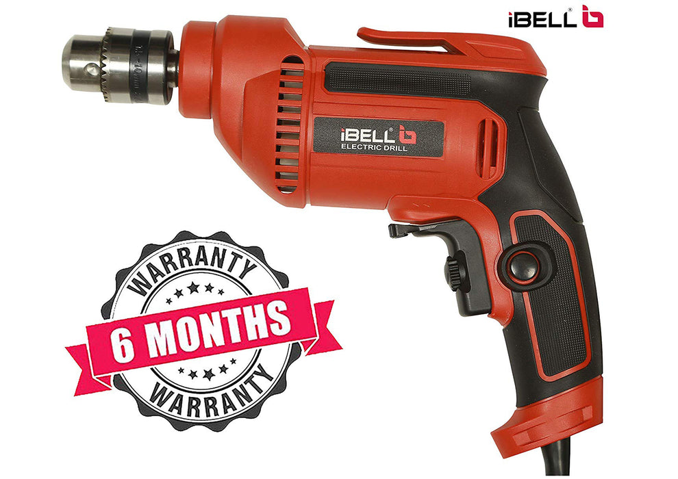 iBELL ED10-30 Electric Drill 10MM, 500W, 2800RPM - 6 Months Warranty