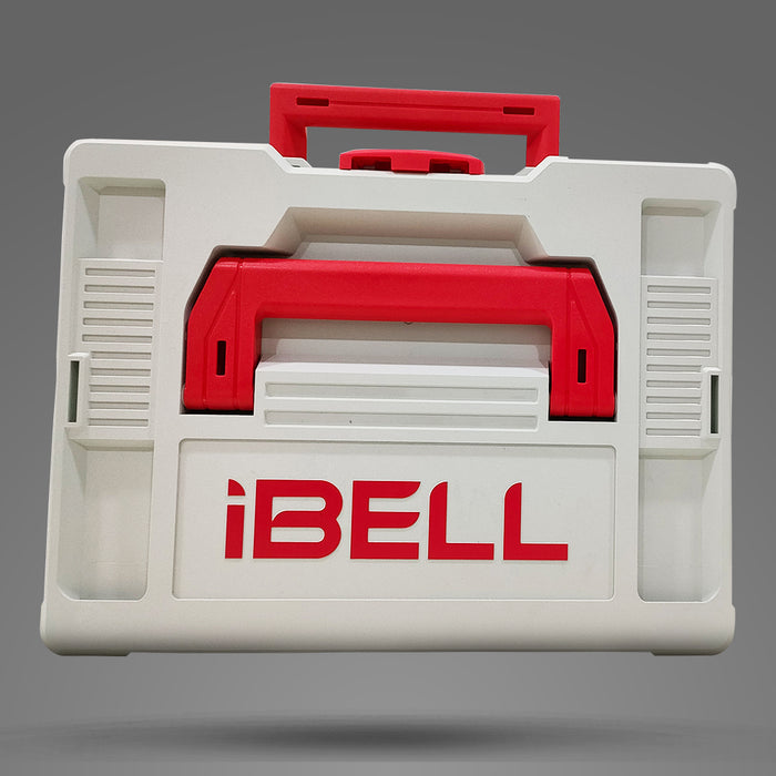 iBELL TB105-1 Stacking Multifunctional Tool Storage Box, PC+ABS plastic & 40 kg load capacity (when stacked) - 39x30x11 cm