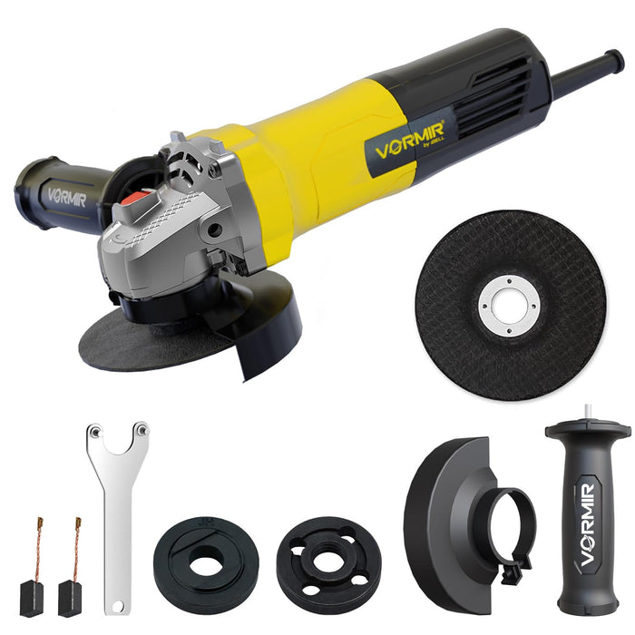 RENEWED iBELL  VORMIR Angle Grinder AG10-68 | 680W Heavy Duty | Copper Armature | 100mm/4" Disc Dia | 11000 RPM | With Grinding Wheel & Guard | Ideal for Grinding, Cutting & Polishing | 6 Months Warranty (Copy)