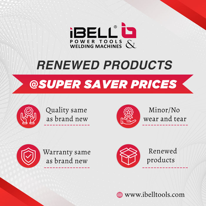 Renewed – iBELL EC16-18 Electric Chain Saw, 1800W, 1200RPM, 16 Inch, Automatic Oiler – 6-Month Warranty – with Minor Body Scratches – Full Warranty
