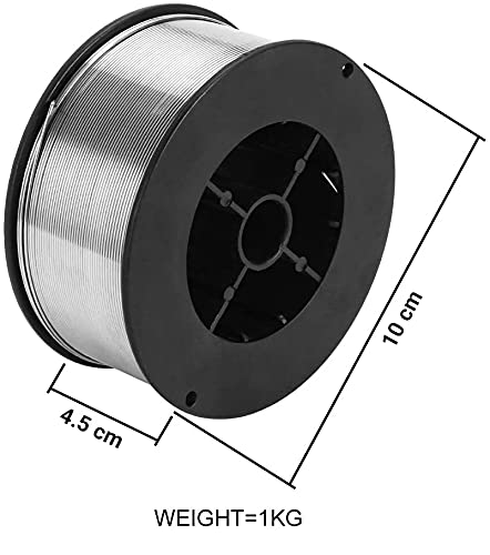 iBELL Flux Core Gasless Welding Wire Wire, Mild Steel AWS/SFA 5.20 E500T-GS, 0.8mm-Diameter, 1Kg