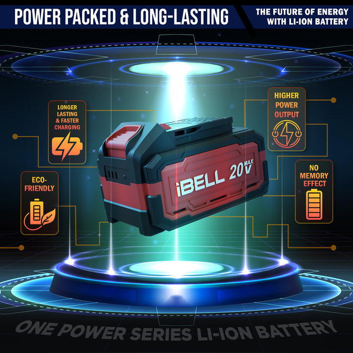 IBELL One Power Series 4.0Ah Li-ion Battery 20V 72Wh ( 12 Months warranty )