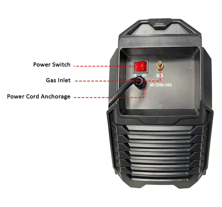 iBELL AC/DC TIG-MMA Inverter Welding Machine T220-108, 220A, 220V, IGBT, Anti Stick, with 10nos Tungsten Rods & All Accessories Included - 1 Year Warranty