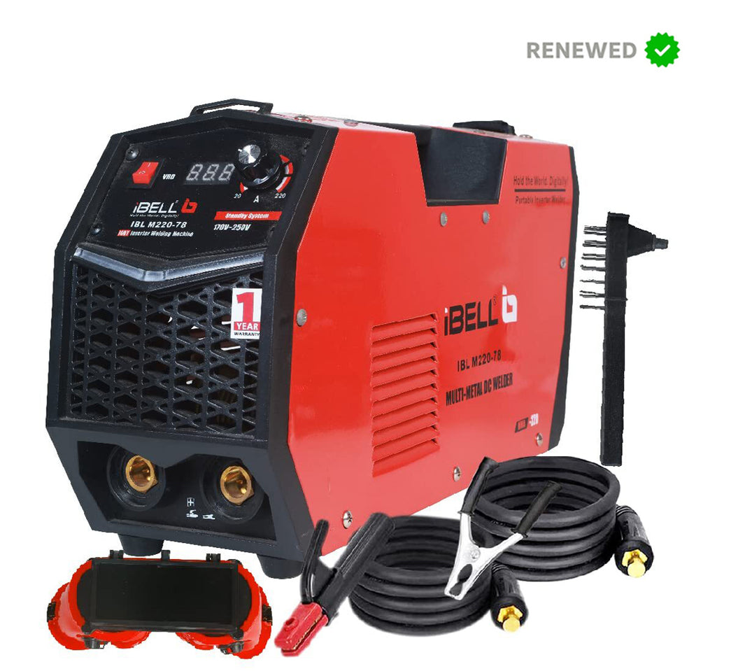 RENEWED - iBELL M220-78 Inverter ARC Multi Metal (SS/IRON/CARBON STEEL ...