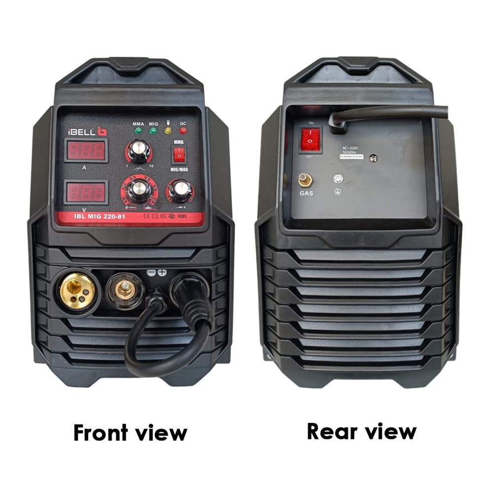 IBELL Digital MIG22081 MIG/MAG/MMA Welder,220Amp,220V, Gas Gasless M