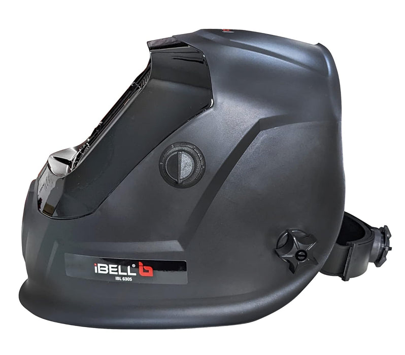 iBELL Large Viewing Solar & Battery Powered Auto Darkening Welding Helmet IBL630S