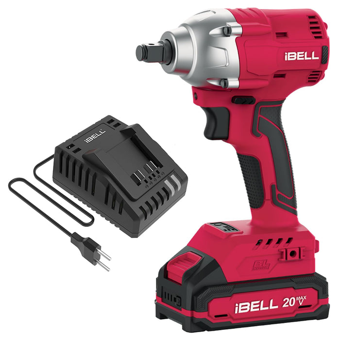 IBELL One Power Series Cordless impact wrench brushless BW20-32 with 2Ah Battery and Charger