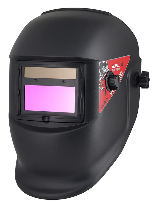 iBELL Solar & Battery Powered Auto Darkening Welding Helmet IBL 420S