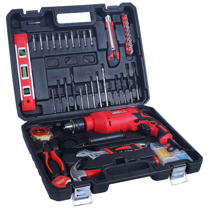 Renewed- IBELL Professional 500RE Impact Drill Tool Kit | 650W Copper Motor | 13mm Chuck | 101-Piece Home & DIY Accessories Set | Variable Speed up to 2800 RPM | Durable Carry Case- 24 Months Warranty (Copy)