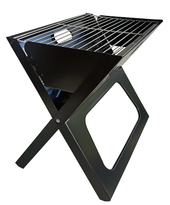 IBELL CA-19A Foldable Briefcase Style Charcoal Barbecue And Tandoor Grill Barbeque Stand For Outdoor Picnic Camping And Traveling, Free Standing