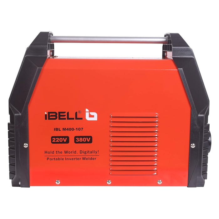 iBELL M400-107 Welder 400A Digital Inverter IGBT Stick MMA Welder, Dual Voltage Hot Start Portable Heavy Duty Welding Machine - 2 Year Warranty
