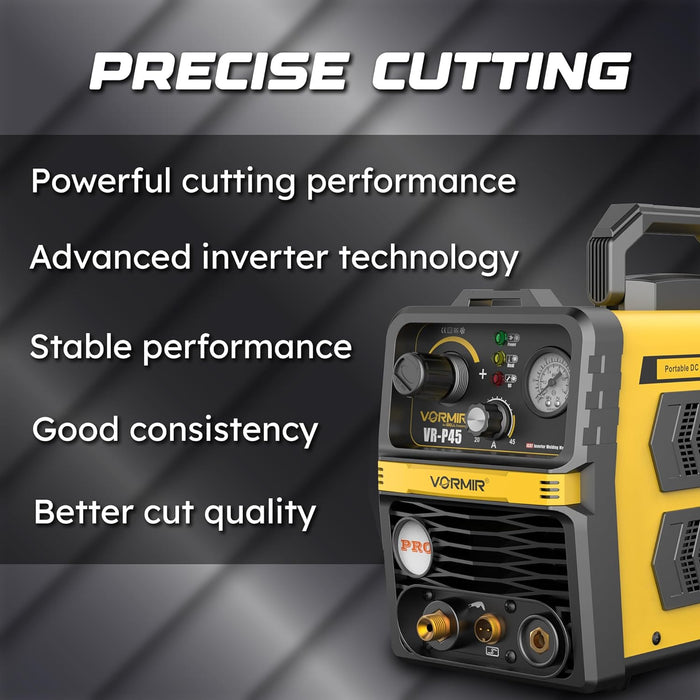 IBELL VORMIR VR P45 45A ARC Air Plasma Cutter 295V IGBT Inverter Metal Plasma Cutting Machine