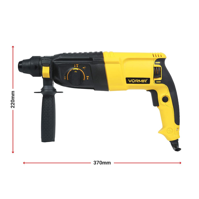 IBELL VORMIR Rotary Hammer Drill Machine VR RH 26-24, SDS Chuck, 800W, Copper Armature, 900RPM, Speed 4000/min, 26 mm, Impact Energy 3J