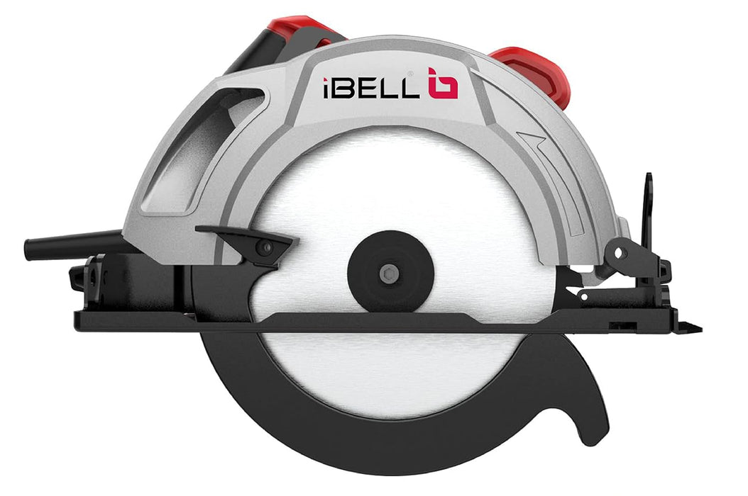 IBELL Circular Saw CS85-71, 1400W, Copper Armature, 4800 RPM, 185 mm, Cutting angle adjustment and precision cut, Corded Electric