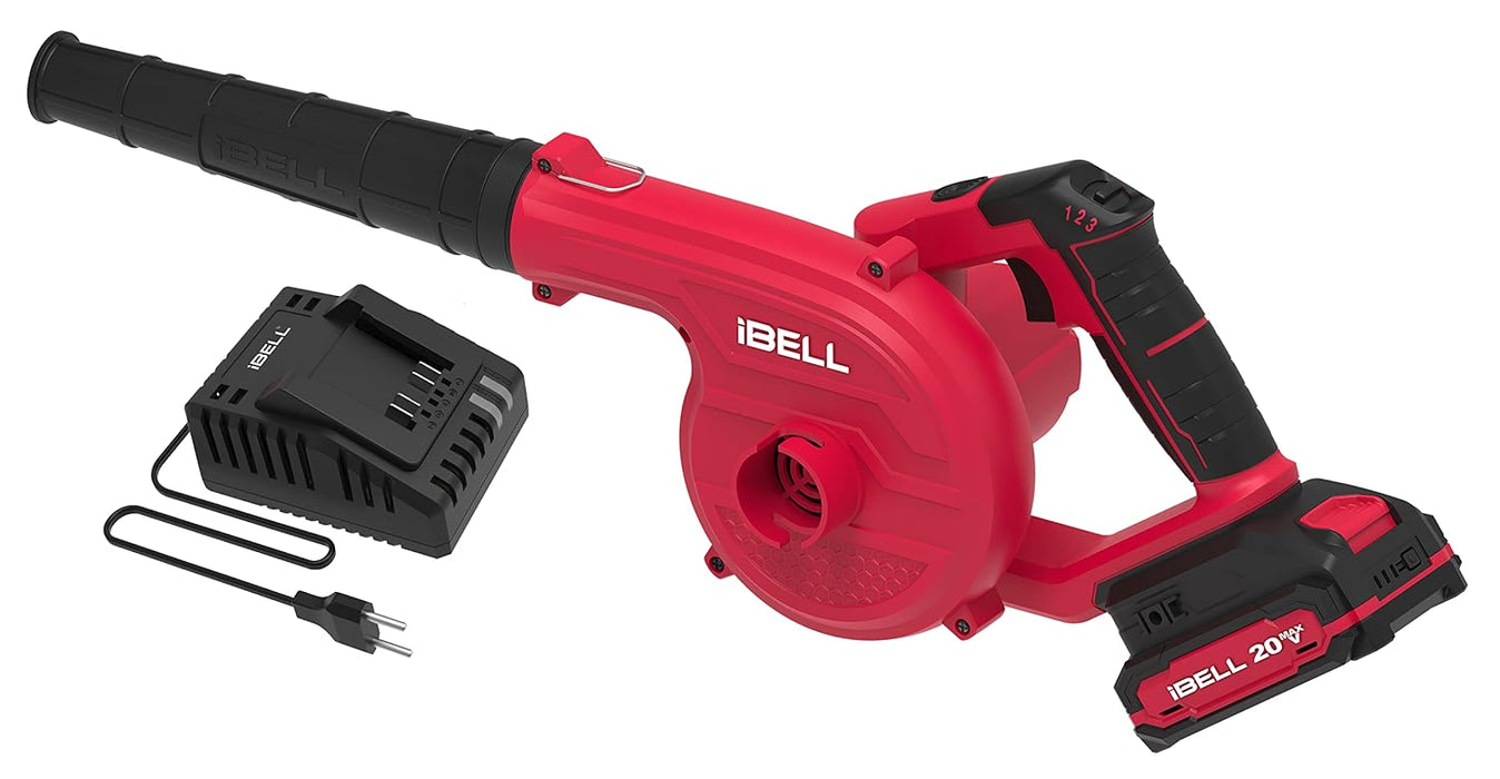IBELL One Power Series 2-in-1 Cordless Blower CB20-68 20V 2.6M3/MIn with 2Ah Battery & Charger