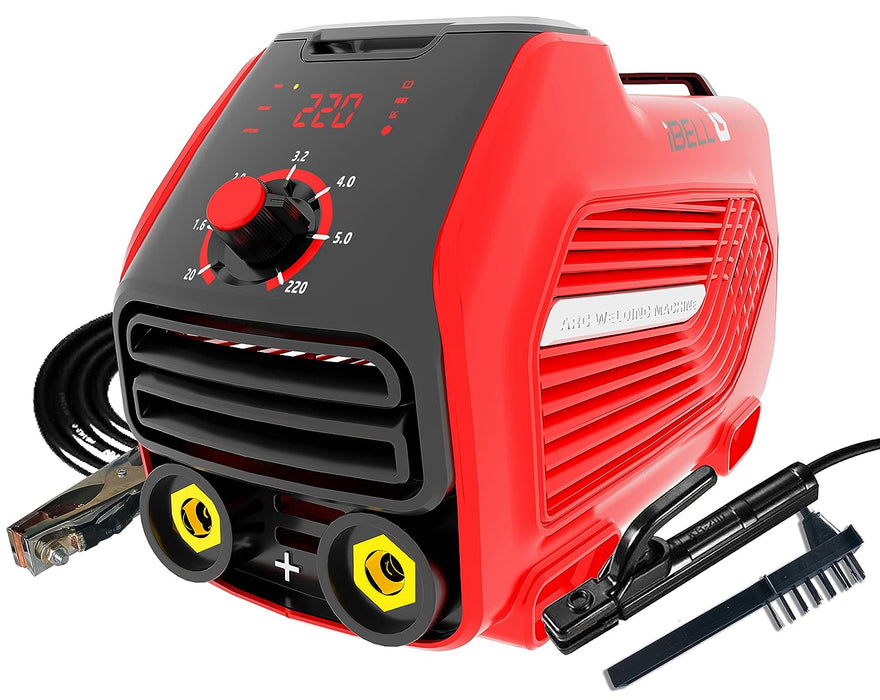 IBELL M220-76Eco (IGBT) 220A Welding Machine with Hot Start, Anti-Stick Functions, Arc Force Control