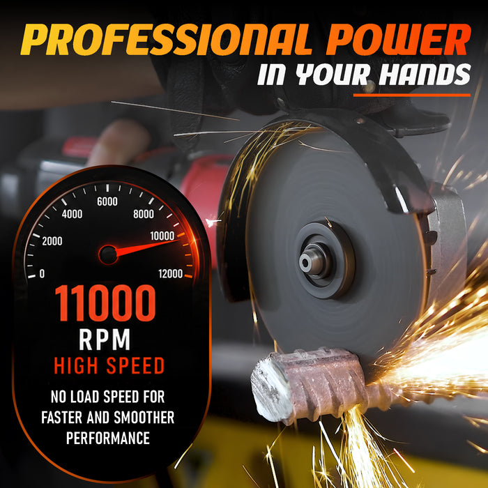 iBELL Angle Grinder IBL AG10-92, 850W, 100MM Heavy Duty,11000 RPM with 6 Months Warranty