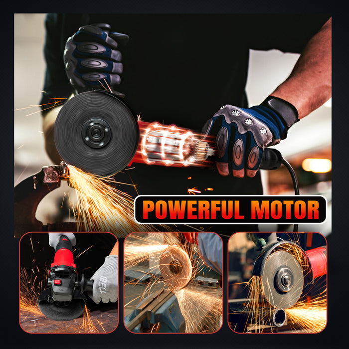 iBELL Angle Grinder IBL AG15-06, 1100W, 115MM Heavy Duty,11000 RPM with 6 Months Warranty