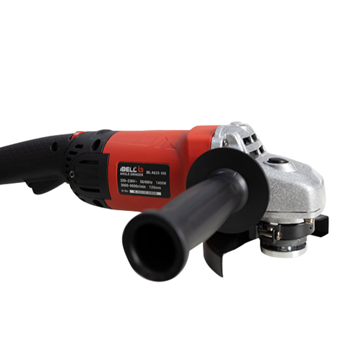 iBELL AG25-50S Variable Speed Angle Grinder - 1400W, 5” Disc, 0-9000 RPM