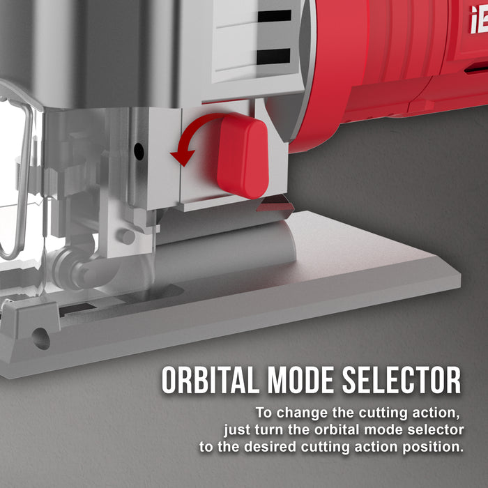 IBELL One Power Series BJ29-65 Cordless Jigsaw Brushless with 4AH Battery and Charger with 12 months warranty