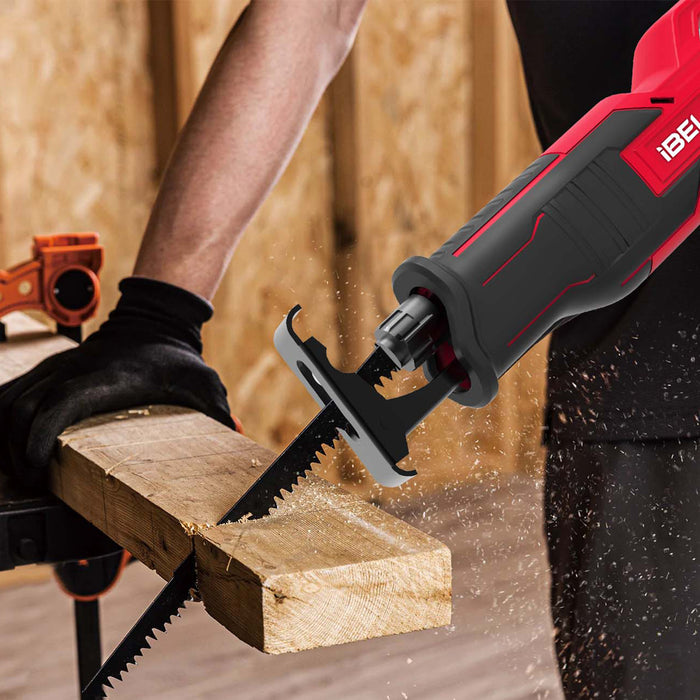 IBELL One Power Series Cordless Reciprocating Saw BR20-48 20V 2700RPM 4Ah Battery & Charger