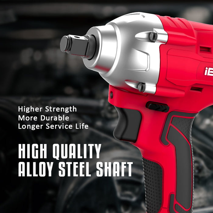 IBELL One Power Series Cordless Impact Wrench BW20-32, 20V Brushless Motor, 300Nm Torque with 2Ah Battery & Charger + BMC BOX