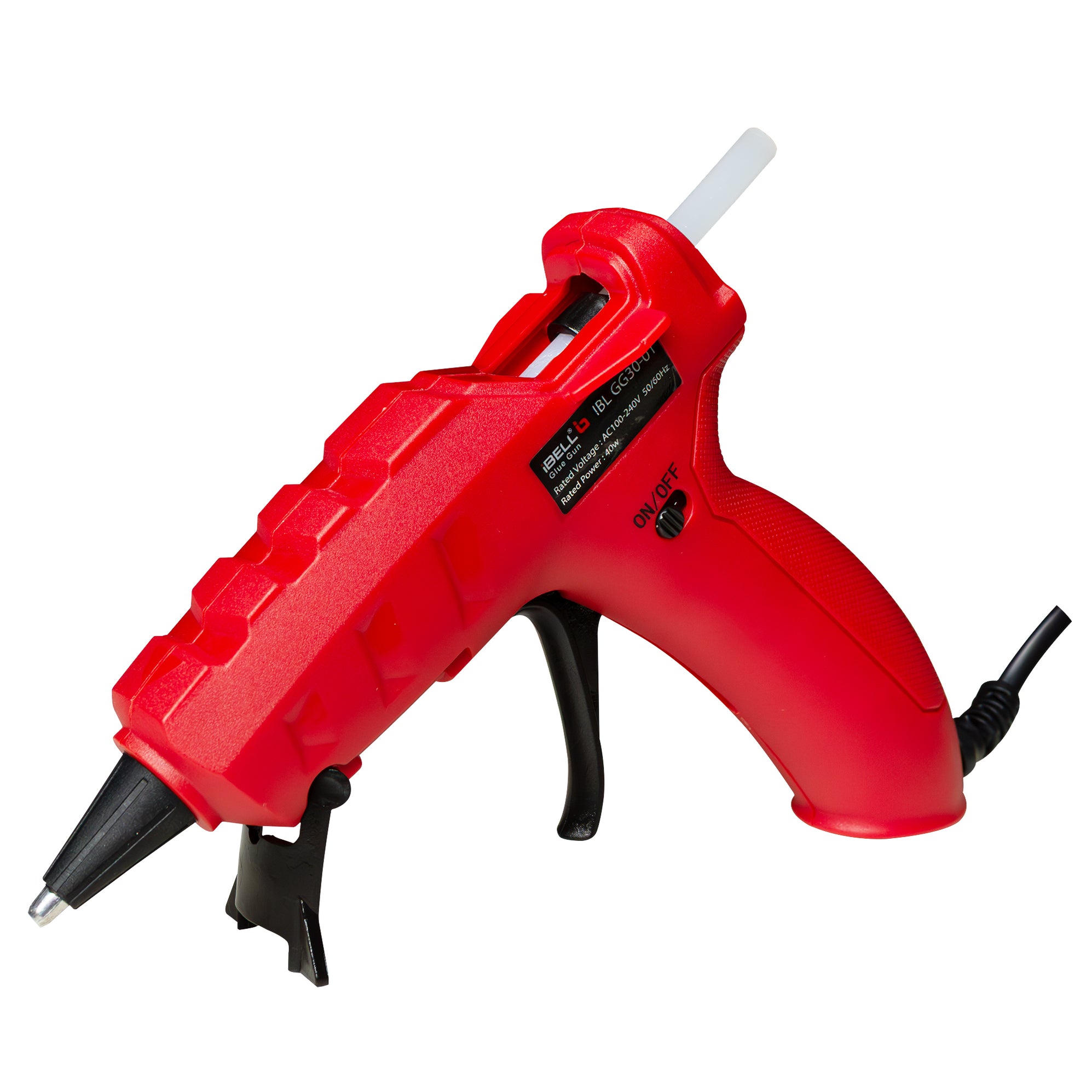 Rechargeable Cordless Fast Preheating Hot Glue Gun Kit With 30PCS Glue Sticks, Model: Red Glue