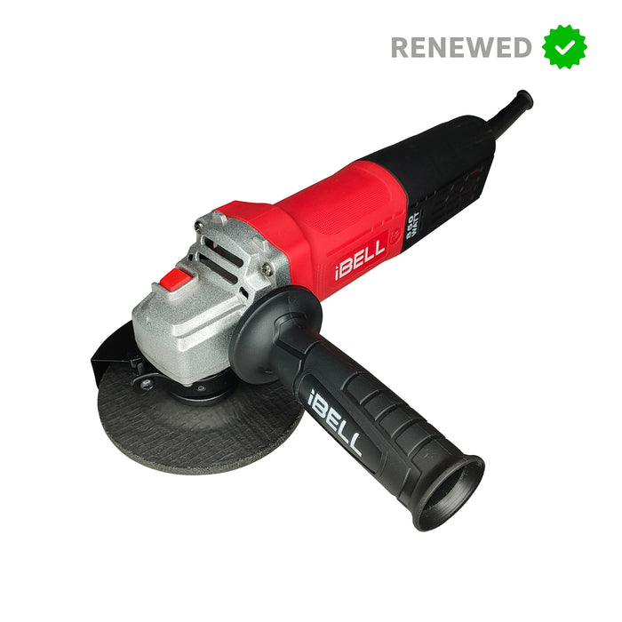 RENEWED - iBELL Angle Grinder AG15-70, 850W Heavy Duty, Copper Armature, Disc Dia 115mm, 11000 RPM with Grinding Wheel and Guard.